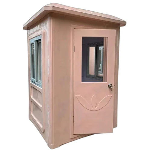 30mm Frp Portable Security Cabin - Container Material, Pvc Door , Sliding Pvc Windows, Frp/steel Roof
