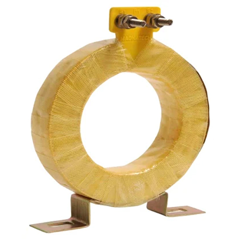 Tape Insulated Current Transformer - Aluminum & Copper, Three Phase High Efficiency | Industrial Use, Plastic Film Covered, Flanged Strip Installation