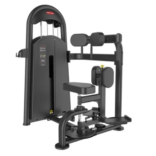 Energie Fitness Rotary Torso Machine - Durable 89mm Round & 50x100mm Oval Tubes | Compact Design, Dual Weight Stack Covers, 1 Year Warranty