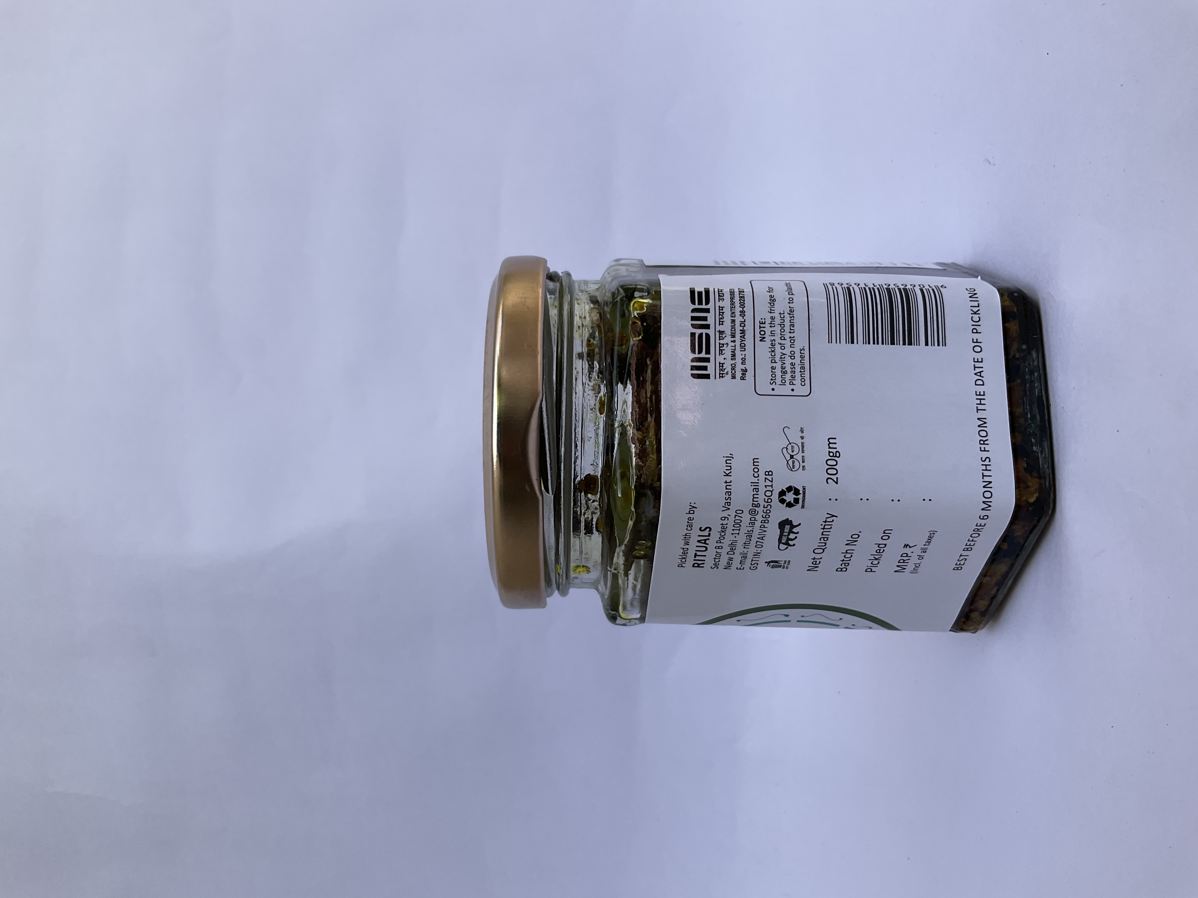 Aawla Pickle - 200 Grams, Fresh Seasonal Vegetables In Oil | Vegan, No Preservatives, Tangy Salty-sour Flavor