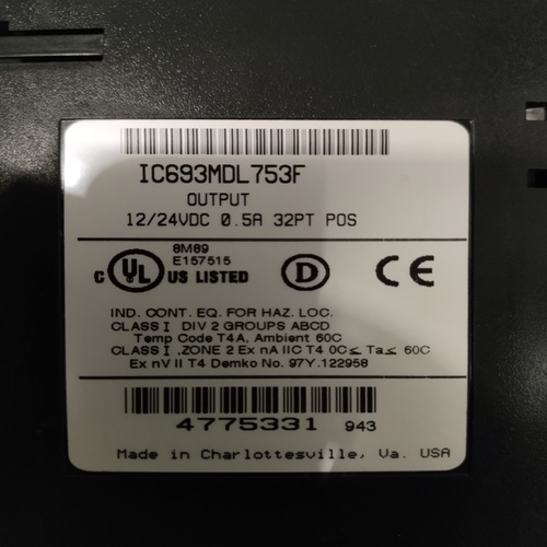 Ge Fanuc Ic693mdl753f Ouput Module