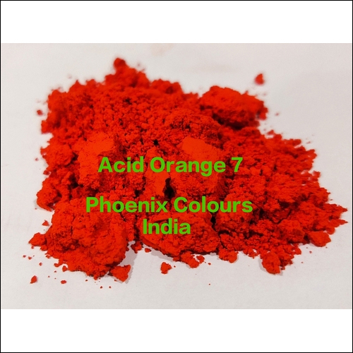 एसिड ऑरेंज Ii एसिड ऑरेंज 7 आवेदन: ऊन की रंगाई