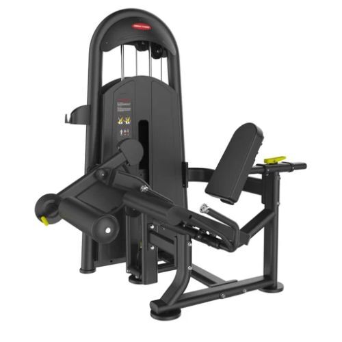 Energie Fitness Leg Extension Machine - Adjustable Black Seat | Commercial Strength Machine for Muscle Gain and Thigh Toning