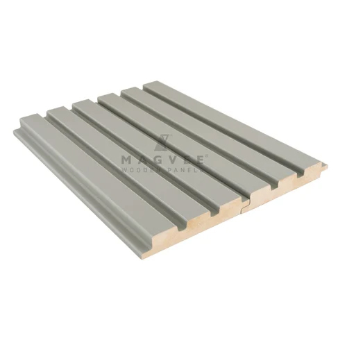 High Quality & Durability Grey Wood Mdf Fluted Panel