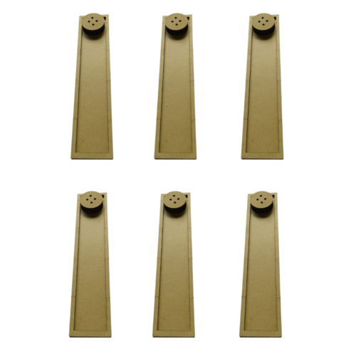 वुडन यॉर्कर एमडीएफ डाय आयताकार अगरबत्ती होल्डर स्टैंड