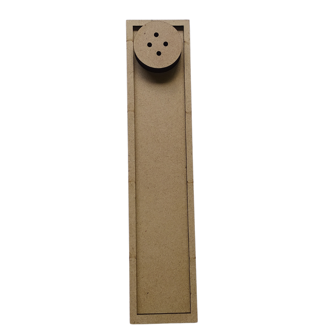 Wooden Yorkker Mdf Diy Rectangular Incense Stick/agarbatti Holder Stand