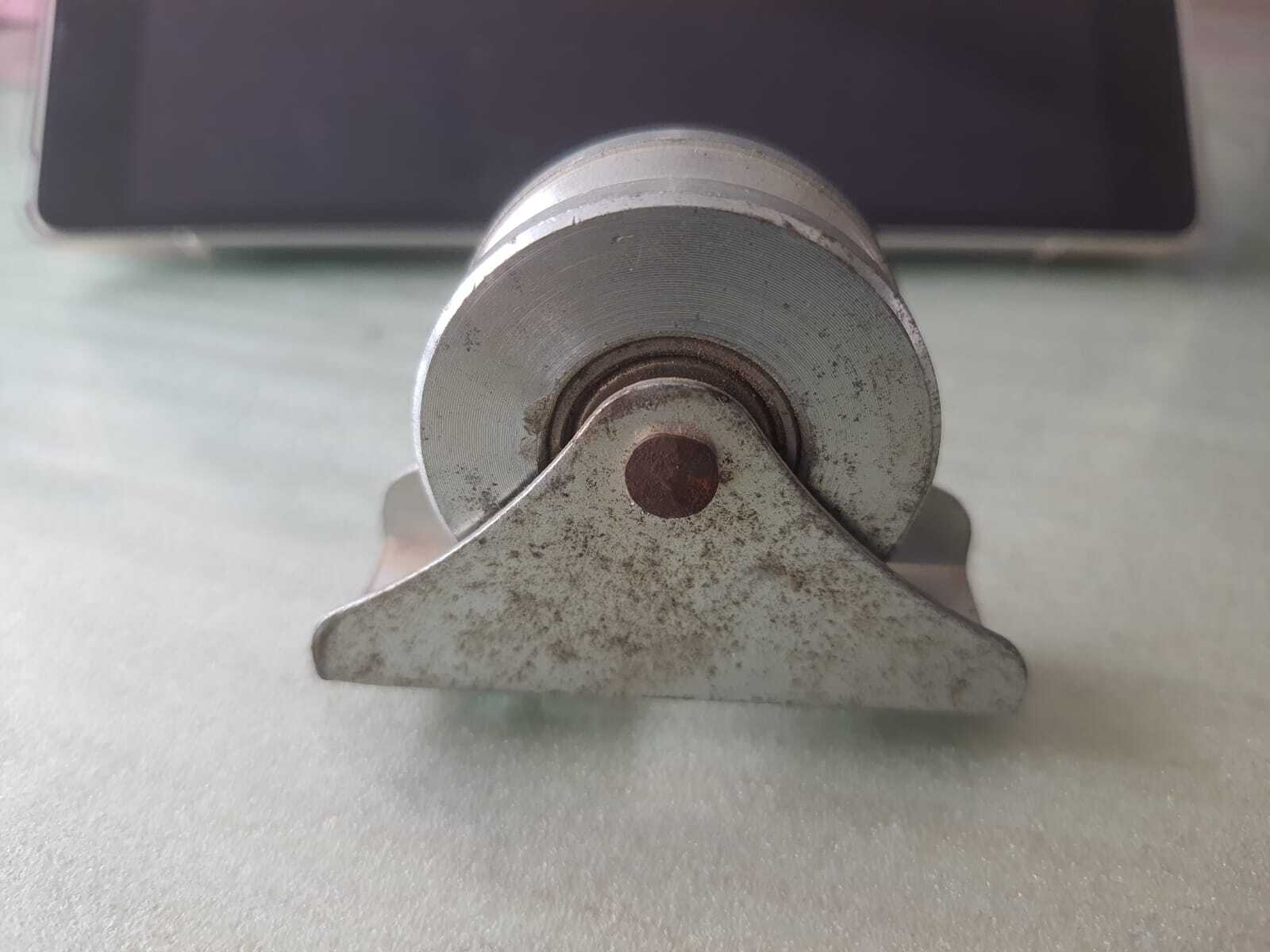 M S Door Wheels - High-grade Material, 2 Inch Size, Silver Finish | Robust Design, Easy Installation, High Durability, Sturdy Build