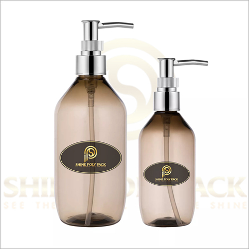 PCR PET Bottle With Pump - 200ml, 300ml Sizes | Transparent Plastic, Environmentally Friendly, Easy-Dispensing Design