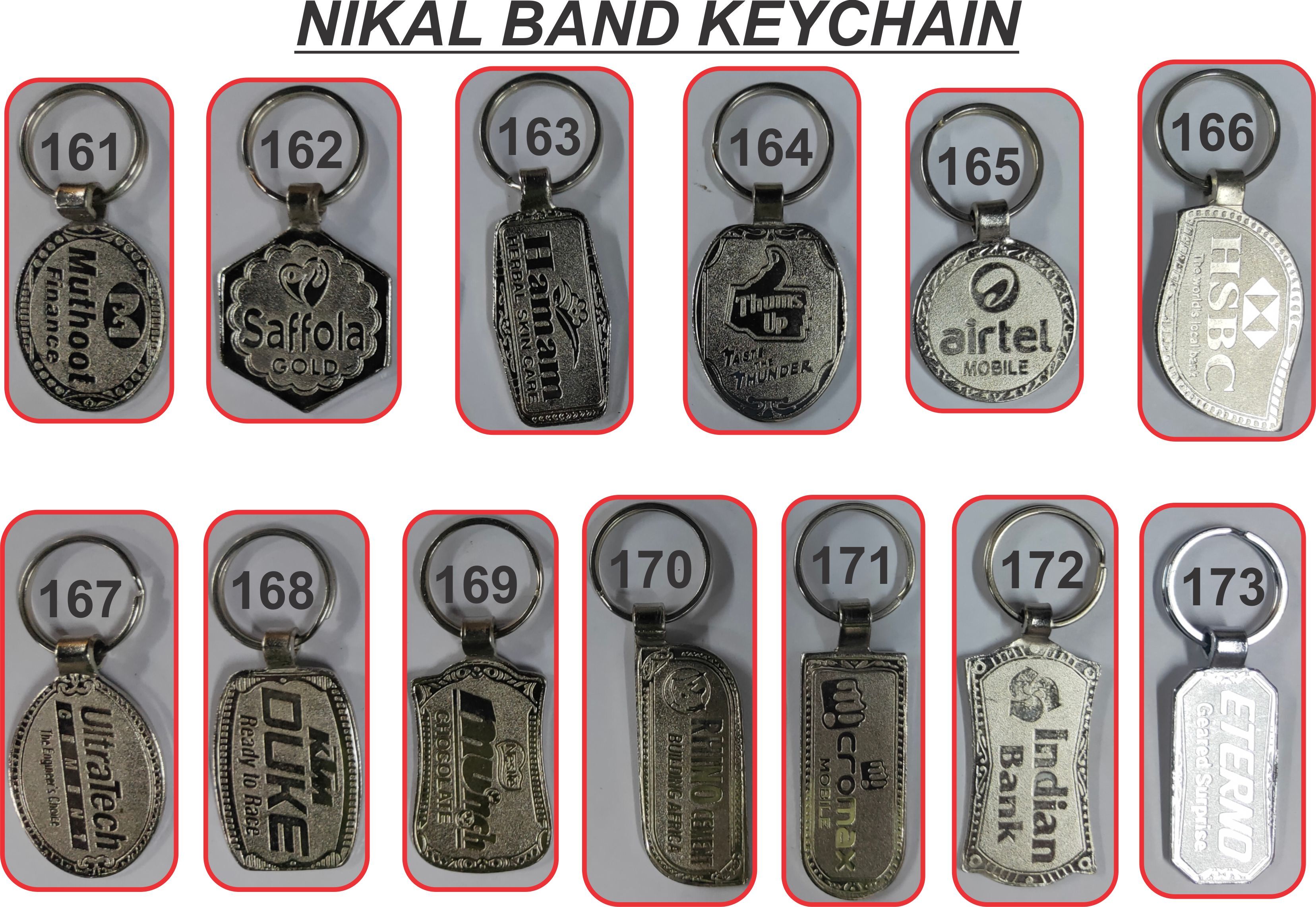 Promotional Key Chain - Metal Material, Silver Color | Customizable For Branding, Ideal For Corporate Gifts And Logos