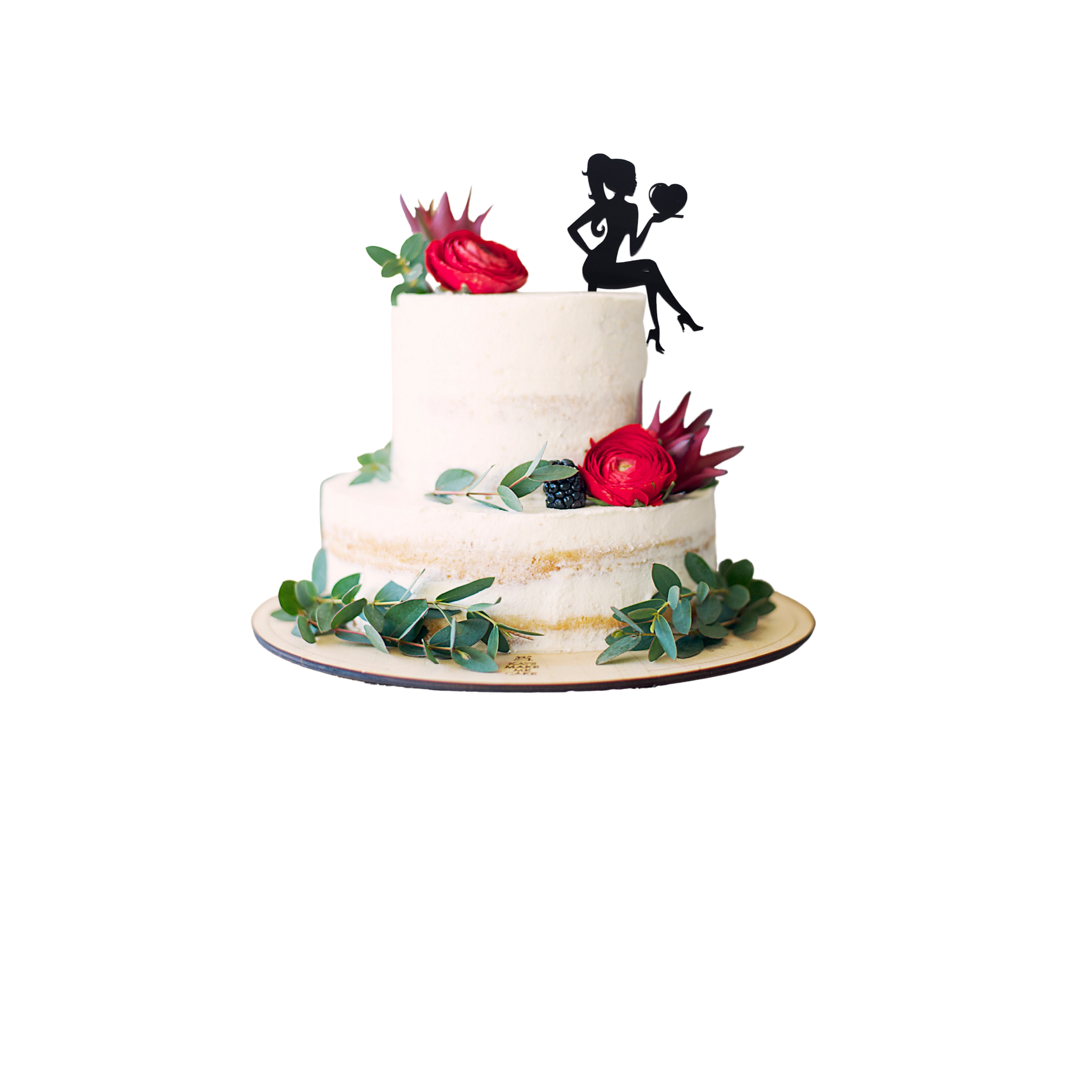 Yorkker Cake Topper Black Acrylic Sitting Girl Cake Topper Cake Decoration Supplies - High-quality Acrylic , Durable And Reusable For Romantic Celebrations