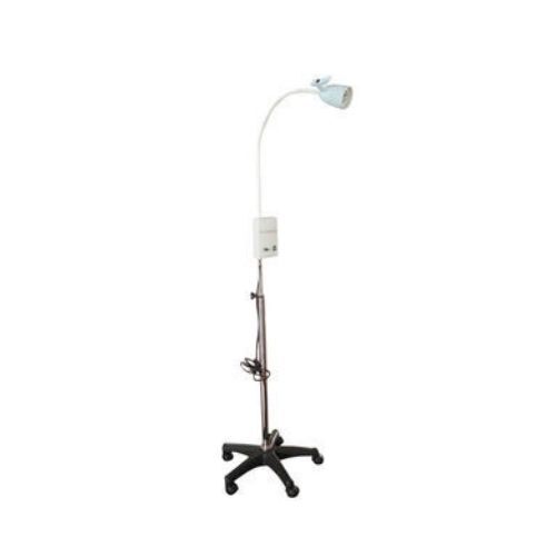Ot Examination Light Chrome Base - Chrome Plated Base With 5 Wheels, 71cm Adjustable Arm, 12x1w Led, Height Adjustable, Easy-movement Handle