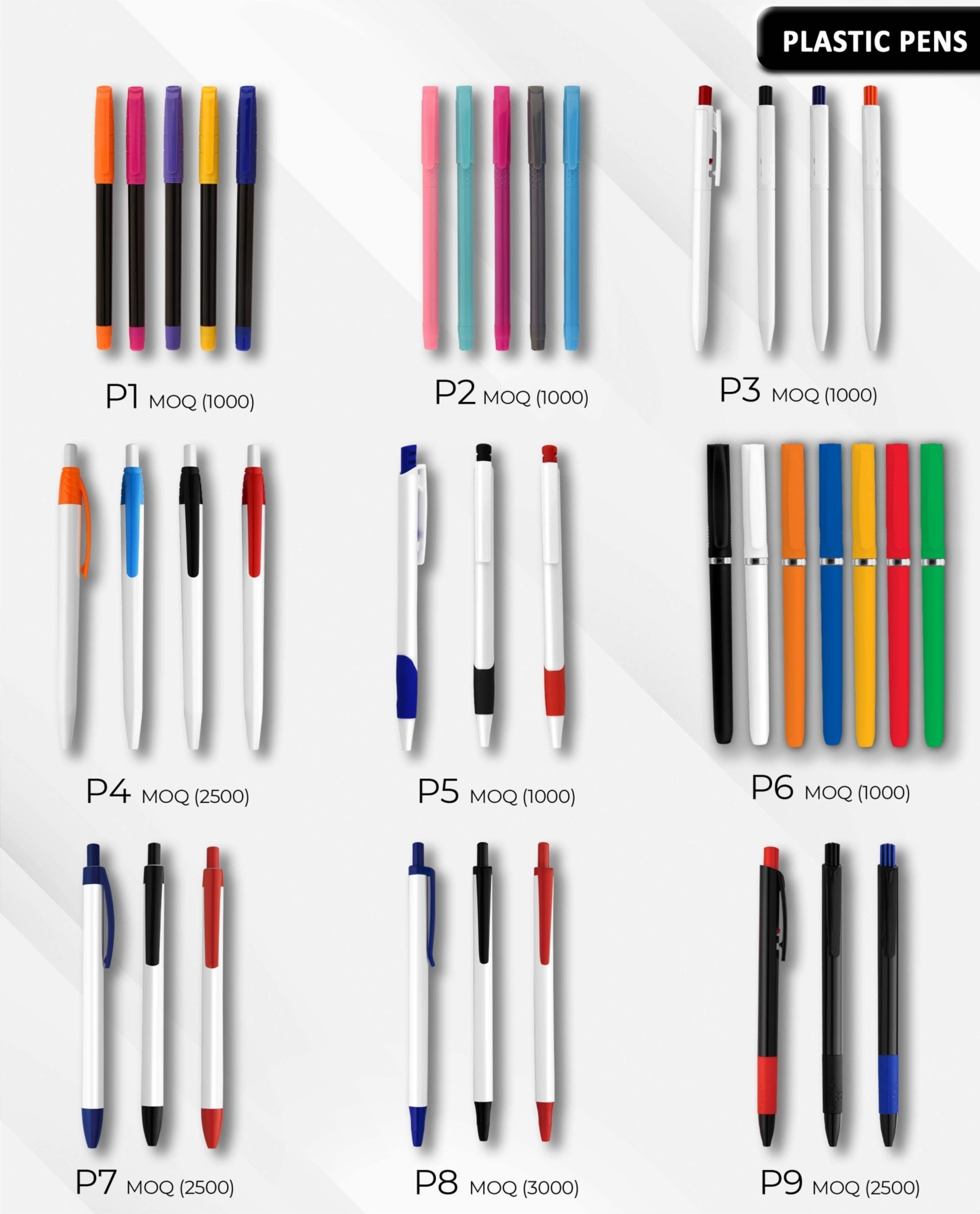 Promotional Pen - Plastic Material, Customized Size, Customized Shape | Custom Logo Print, Ideal For Corporate Branding And Promotions