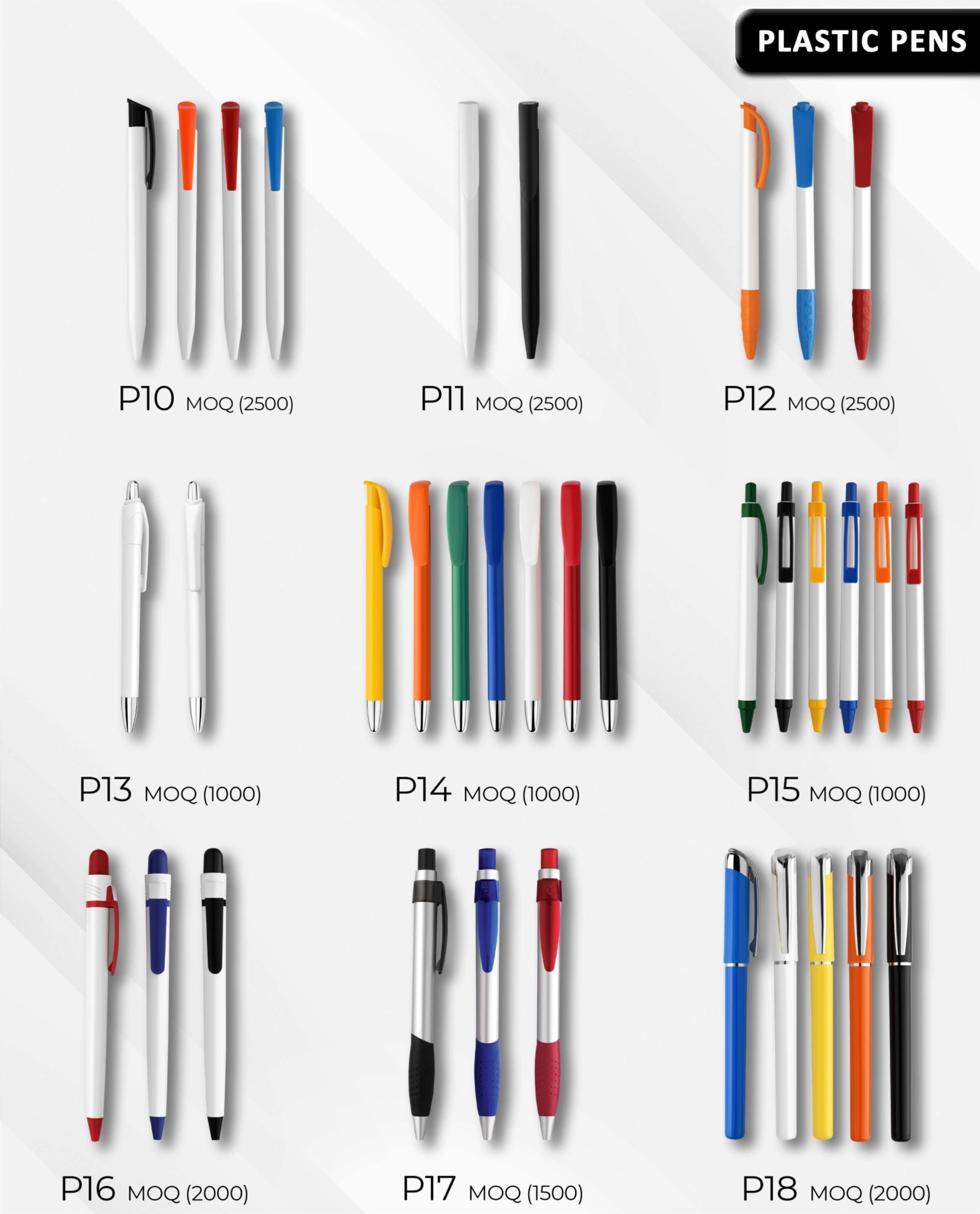 Promotional Pen - Plastic Material, Customized Size, Customized Shape | Custom Logo Print, Ideal For Corporate Branding And Promotions