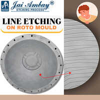 रोटो मोल्ड पर लाइन नक़्क़ाशी