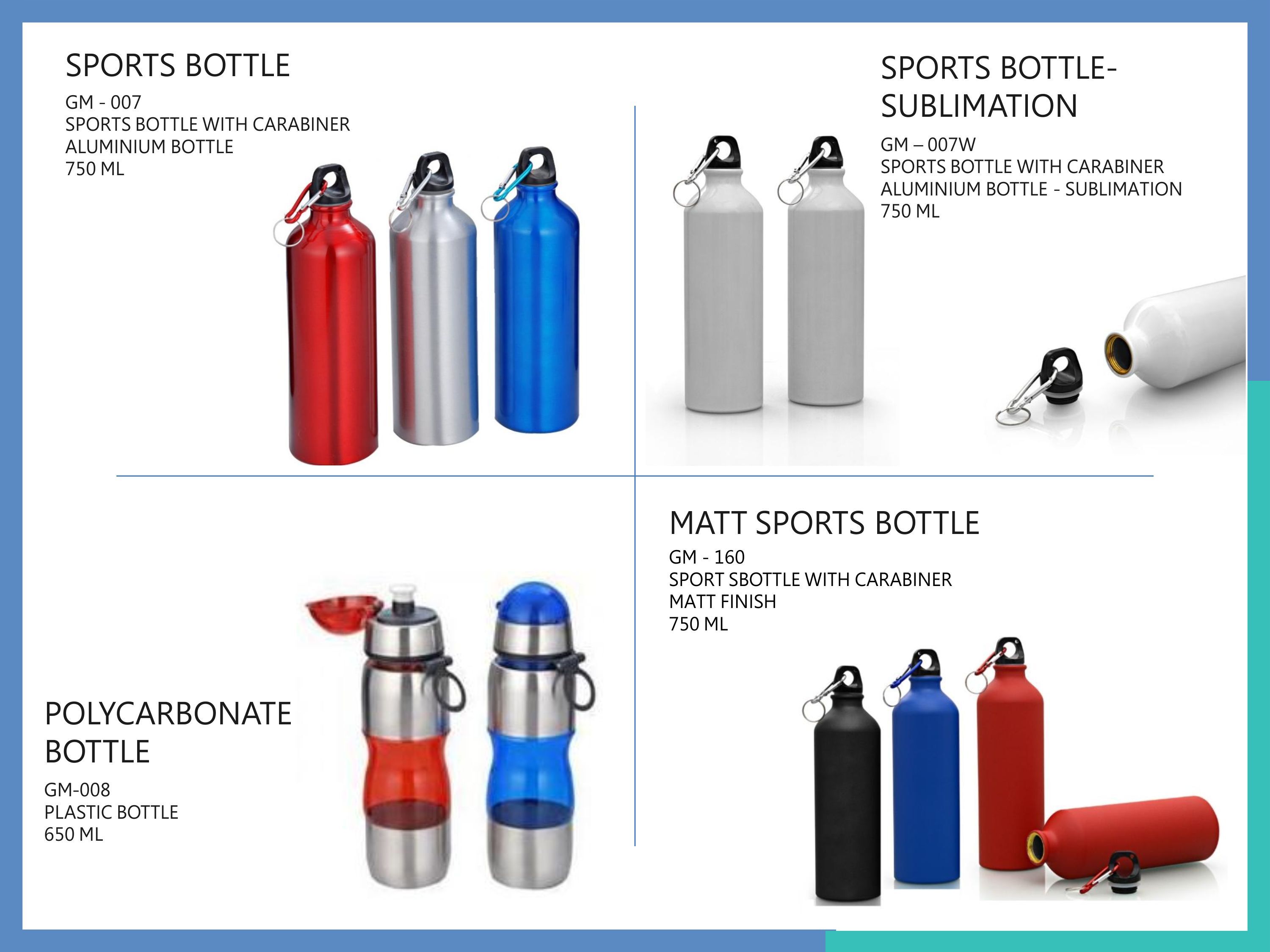 Promotional Flask And Bottles - Steel And Plastic, Multicolor | Ideal For Office, School, College, Custom Branding With Your Logo And Text