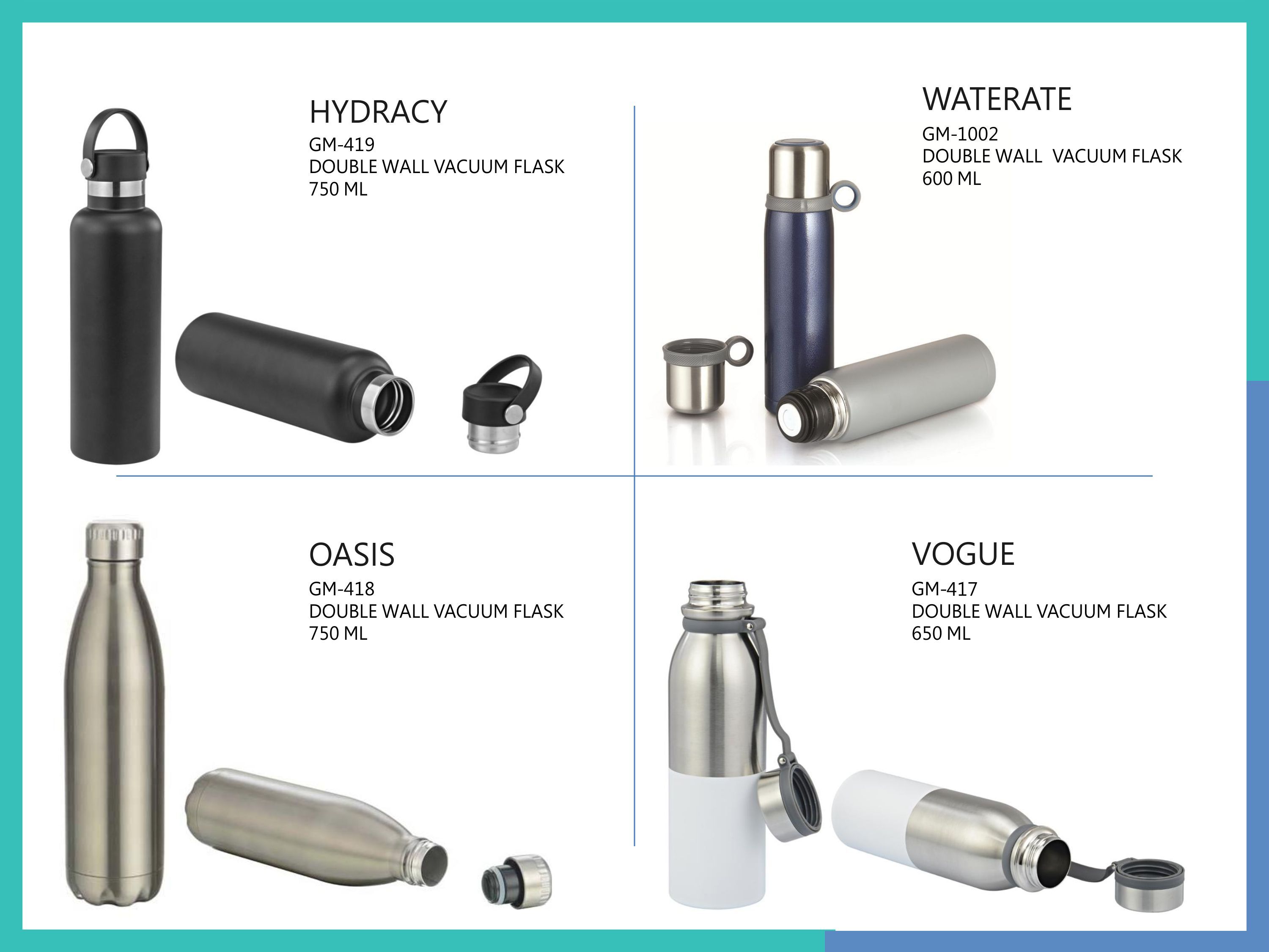 Promotional Flask And Bottles - Steel And Plastic, Multicolor | Ideal For Office, School, College, Custom Branding With Your Logo And Text