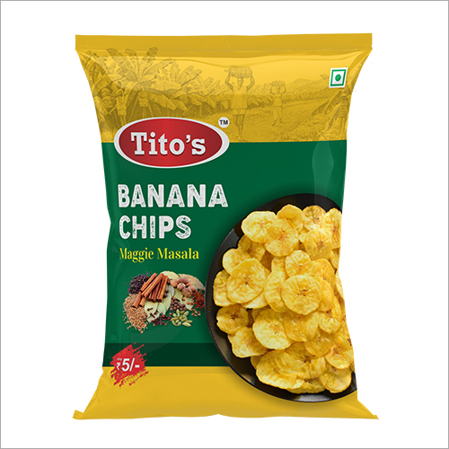 Maggie Masala Banana Chips - Fried, Crispy Banana Slices Seasoned with Aromatic Maggie Masala | Salty Flavor, Perfect Snack for All Ages
