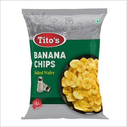 Salted Banana Chips - Fried Banana Slices Soaked in Salted Water | Savory Taste, Crisp Texture, Conveniently Packaged for Freshness