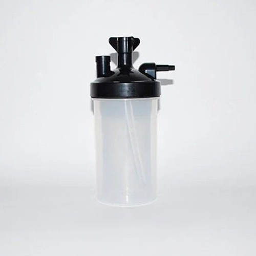 व्हाइट ट्रांसपेरेंट ह्यूमिडिफ़ायर बॉटल