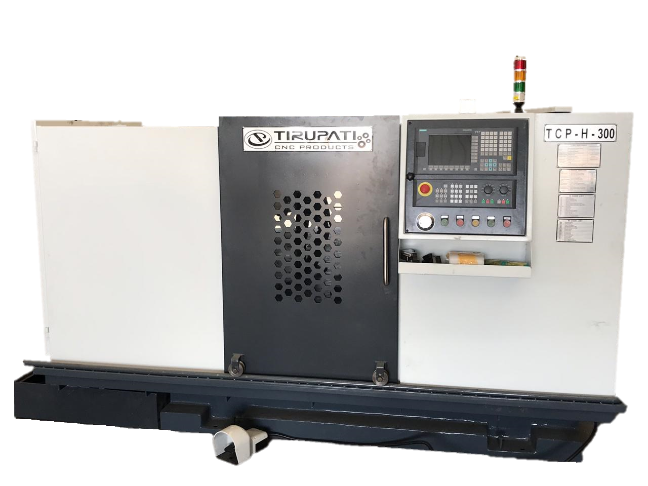 Gray Heavy Duty Cnc Lathe Machine - Tcp H-300l-2000