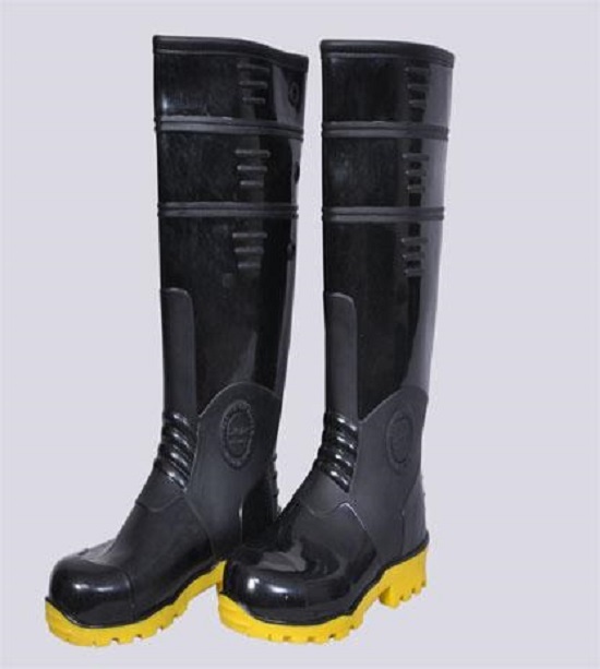Safety Gumboot - Pvc, Sizes 40-44, Color: Yellow | Waterproof, Oil-resistant, Anti-slip, Optional Steel Toe Cap, Iso 20345 Compliant