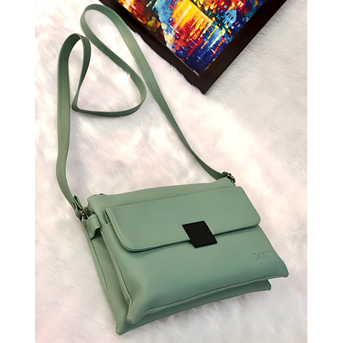 Ladies Hand Sling Bag - Color: Green
