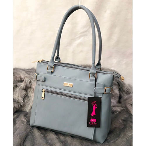 Premium Quality Handbag - Plain Design Available In Various Sizes With Elegant Handle Bags