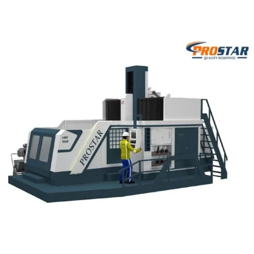 व्हाइट/ब्लैक फिक्स्ड डबल कॉलम मशीनिंग सेंटर