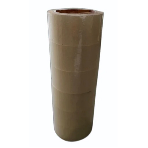Brown Bopp Self Adhesive Tape - Bopp Material, Various Sizes, Brown Color | Single-sided Pressure-sensitive Adhesive, Moisture & Uv Resistant