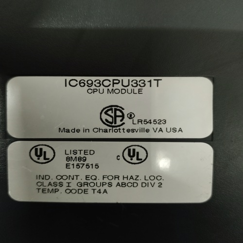 Ge Fanuc Ic693cpu331t Cpu Module