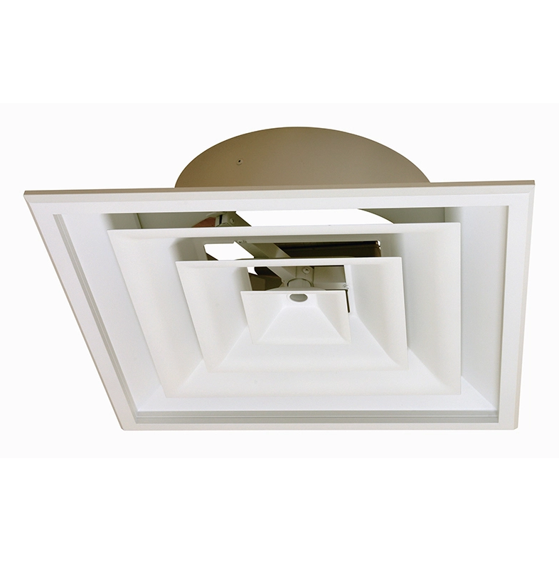 White Square Ceiling Diffuser