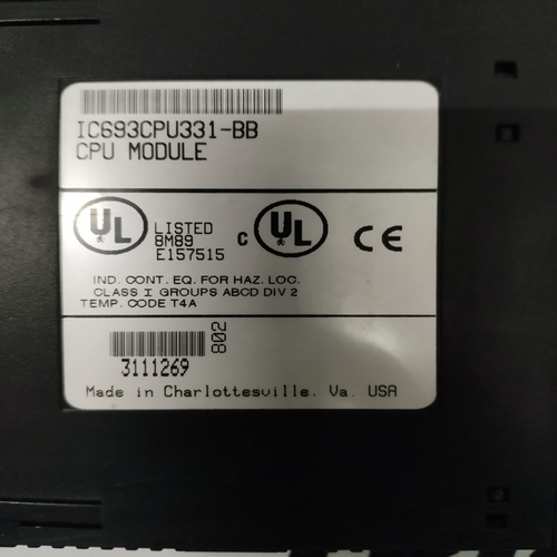 Ge Fanuc Ic693cpu331-bb Cpu Module