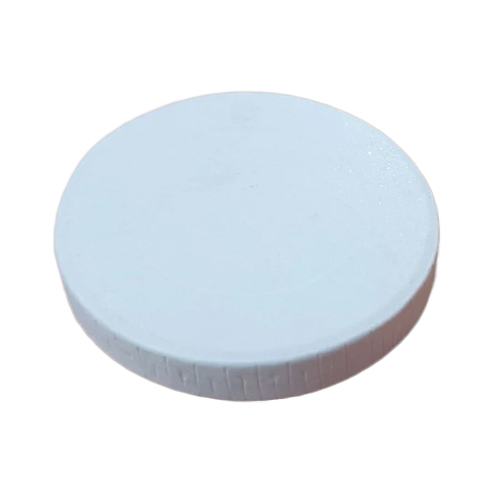 White Paper Cup Lid - 70mm Diameter, Round Shape | Features White Color, Paper Material, Versatile Use For Various Cup Sizes