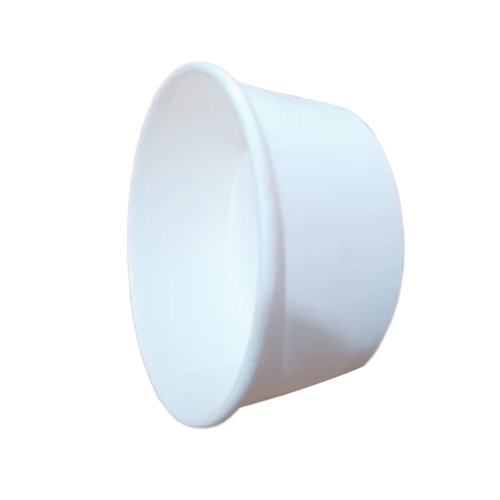120 Ml Paper Ice Cream Cup - Eco-friendly Paper Material, Classic White Color , Cold-resistant For Events And Parties