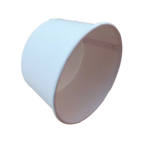 Ice Cream Paper Cup - 200 Ml, Eco-friendly White Design For Events And Parties, Cold Resistant, Disposable Quality