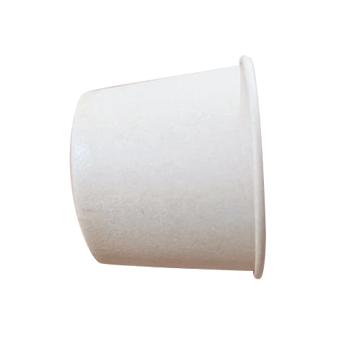 350 Ml Brown Paper Round Container Cup - Eco-friendly Paper, Heat And Cold Resistant, Plain Brown Color, Ideal For Events And Parties