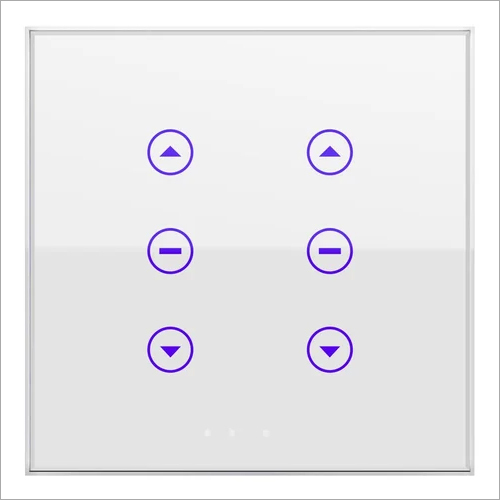 White Double Channel Wall Switch