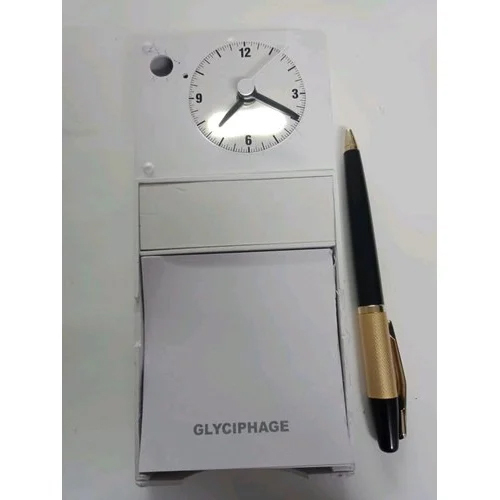 Different Available Acrylic Table Clock Pen Stand