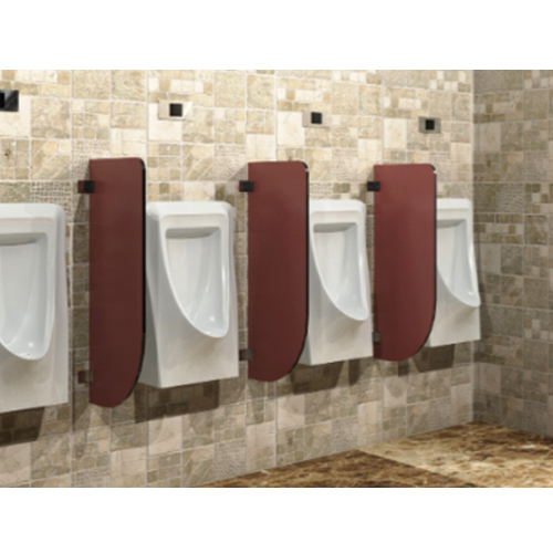 Solid & Wooden Shades Hpl Custmoised Urinal Partition