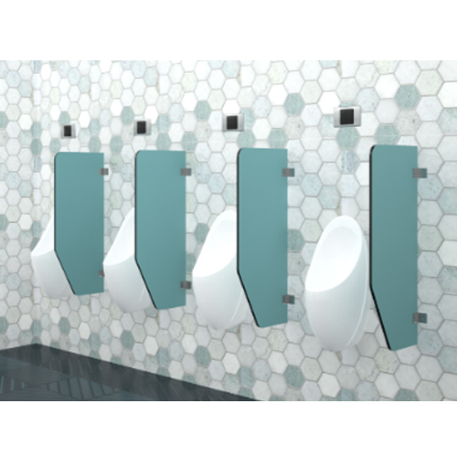 Solid & Wooden Shades Hpl Custmoised Urinal Partition