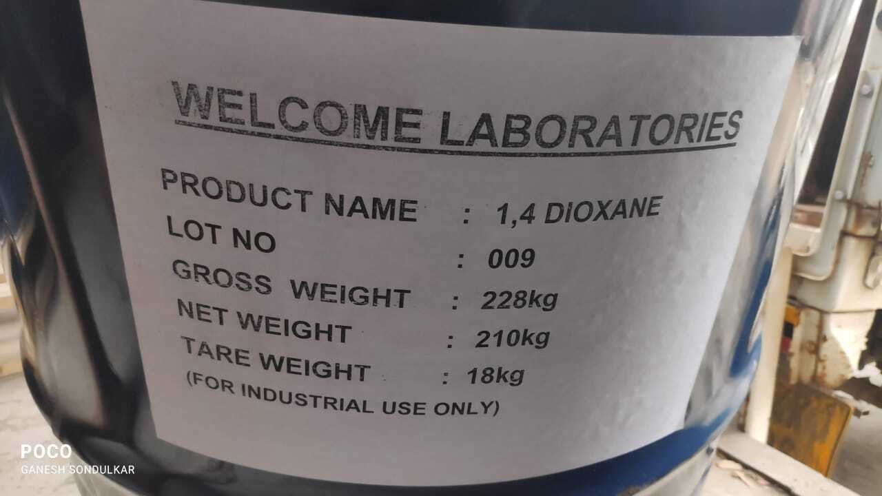 1-4 Dioxane Best Before: 3 Years
