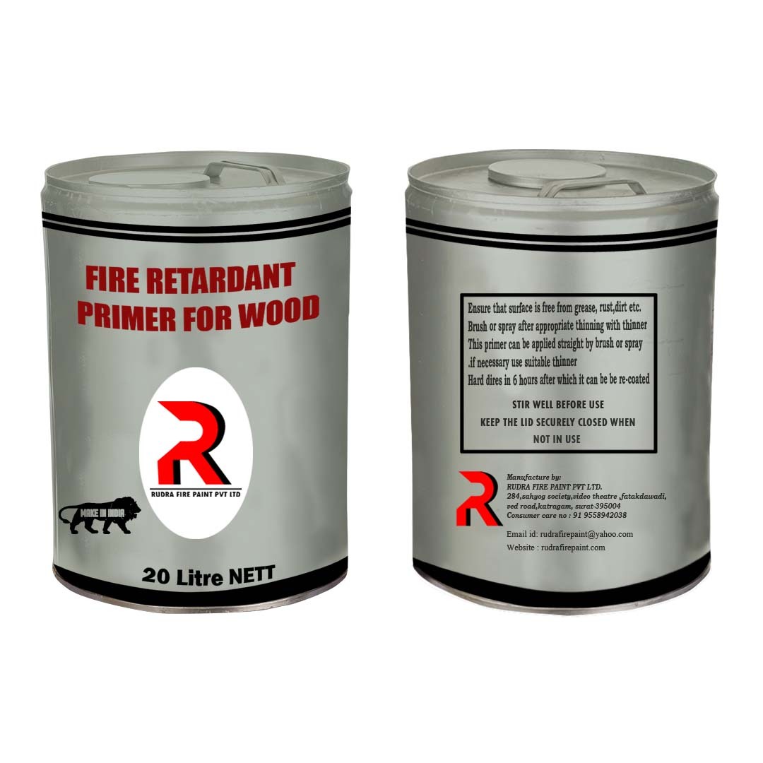 Fire Retardant Primer For Wood Solvent Based - Color: White