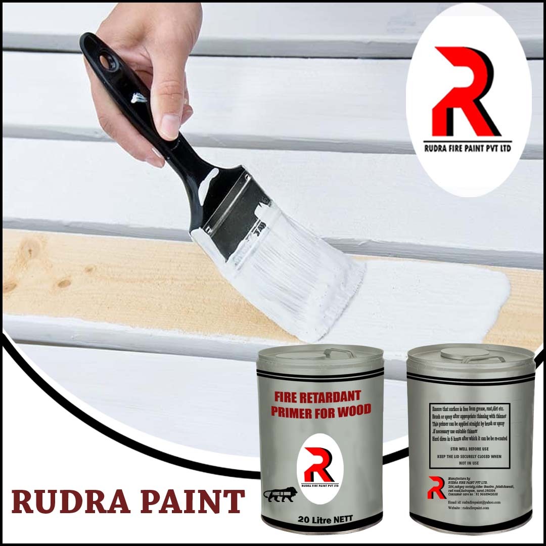 Fire Retardant Primer For Wood Solvent Based - Color: White