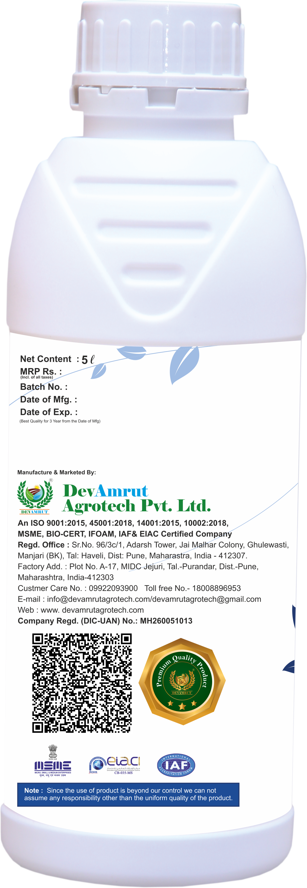 Bio-amrut Nemitod Application: Agriculture