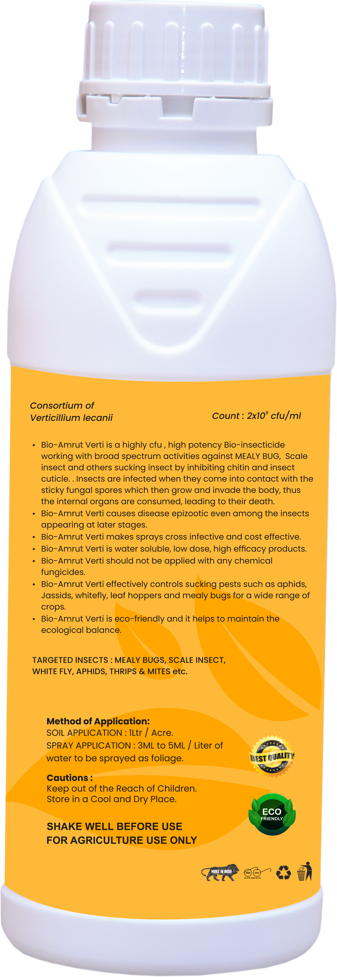 Bio-amrut Verti Application: Agriculture