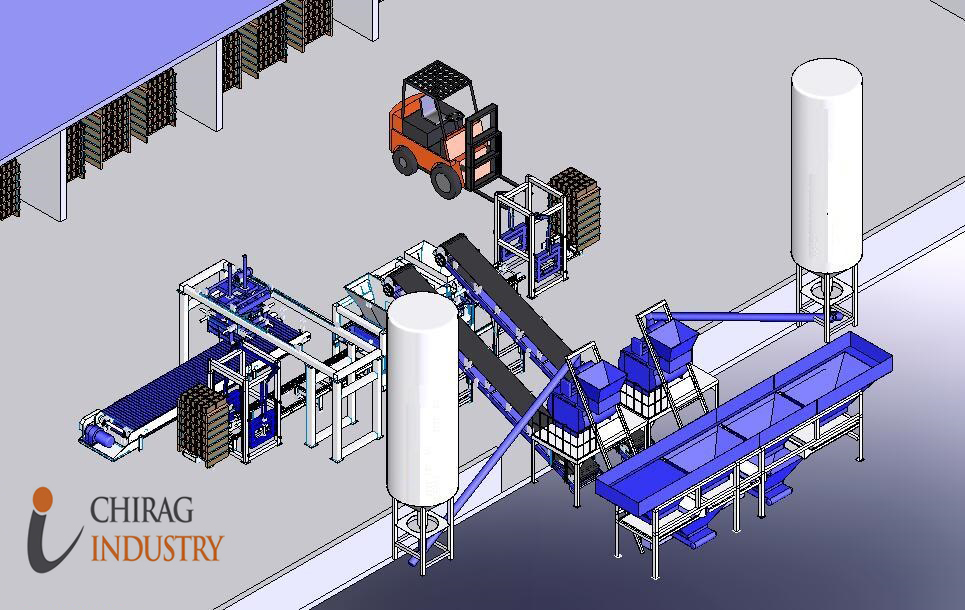 High Production Hydraulic Block Making Machine-c I 320-a Capacity: 500-1000 Kg/hr