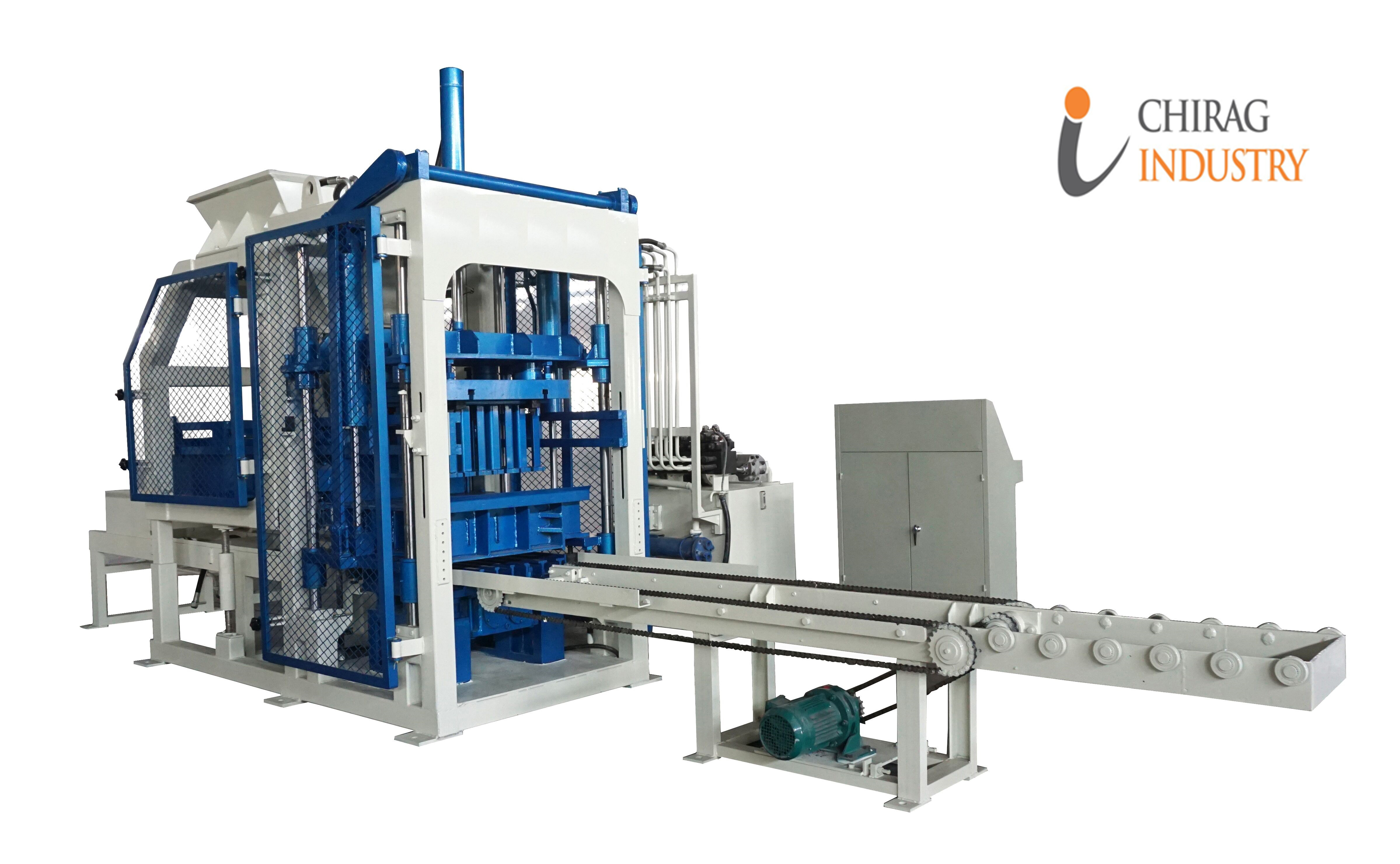High Production Hydraulic Block Making Machine-c I 320-a Capacity: 500-1000 Kg/hr