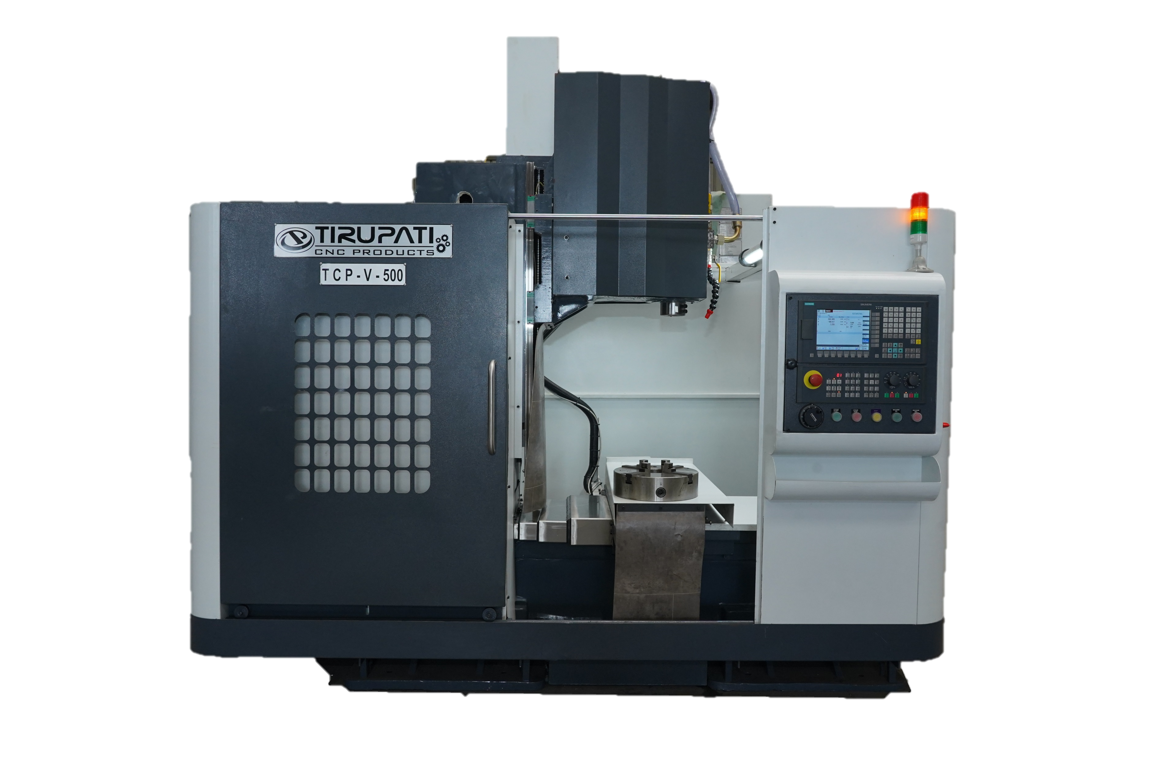 Tcp-v-500 (3 Axis) Cnc Drilling Machine - Color: White