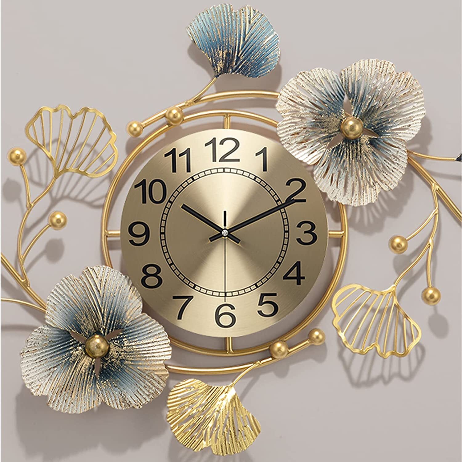 Iron Hanging Wall Clock Gender: Unisex