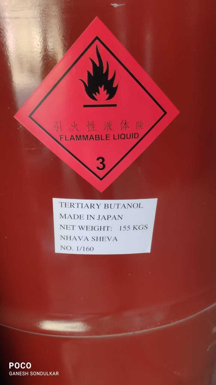 Tertiary Butyl Alcohol - Application: Industrial